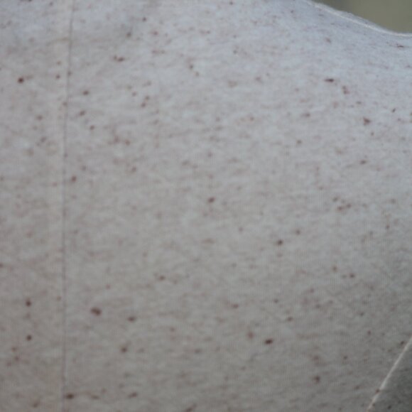 Dolan Left Coast Anthropologie Oatmeal Knit Quilted Sleeve Moto Jacket Sz SMALL - Picture 7 of 8